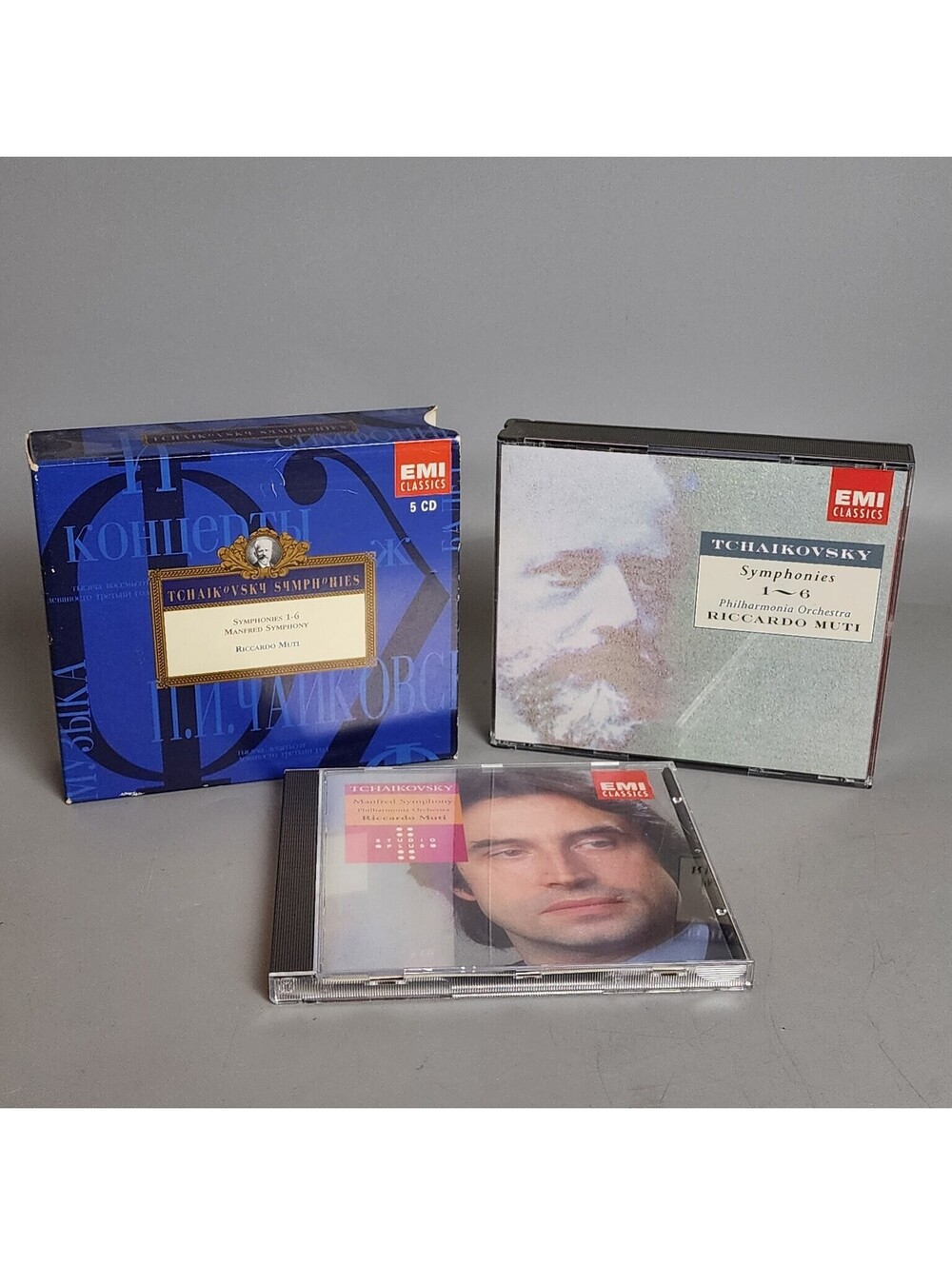 Tchaikovsky Symphonies 1-6 & Manfred Symphony Riccardo Muti EMI Classics 5 CD